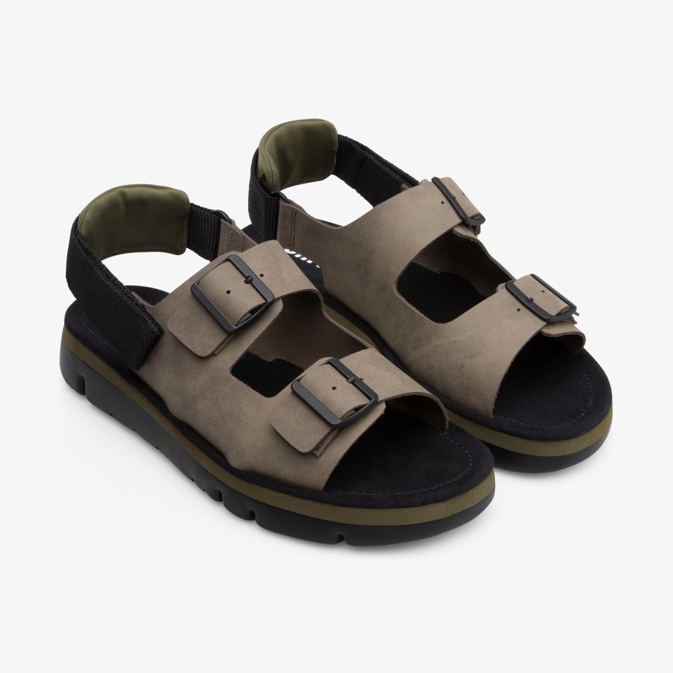 Camper Oruga Khaki - Camper Mens Sandals ||7401-WSMCQ||